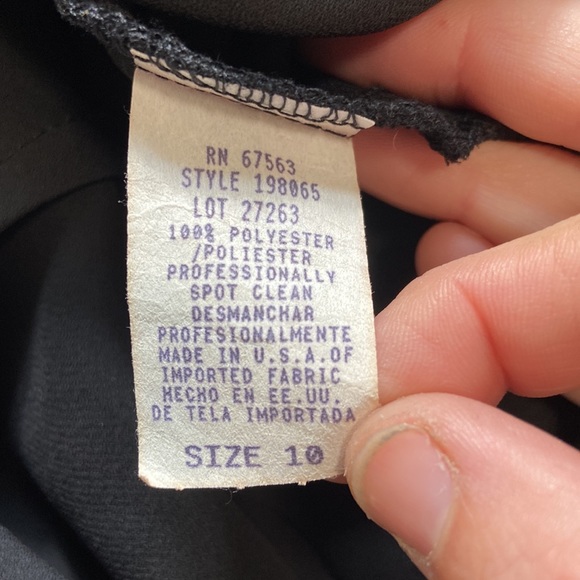 Dress Barn Embellished Little Black Dress Size 10 - Picture 8 of 8